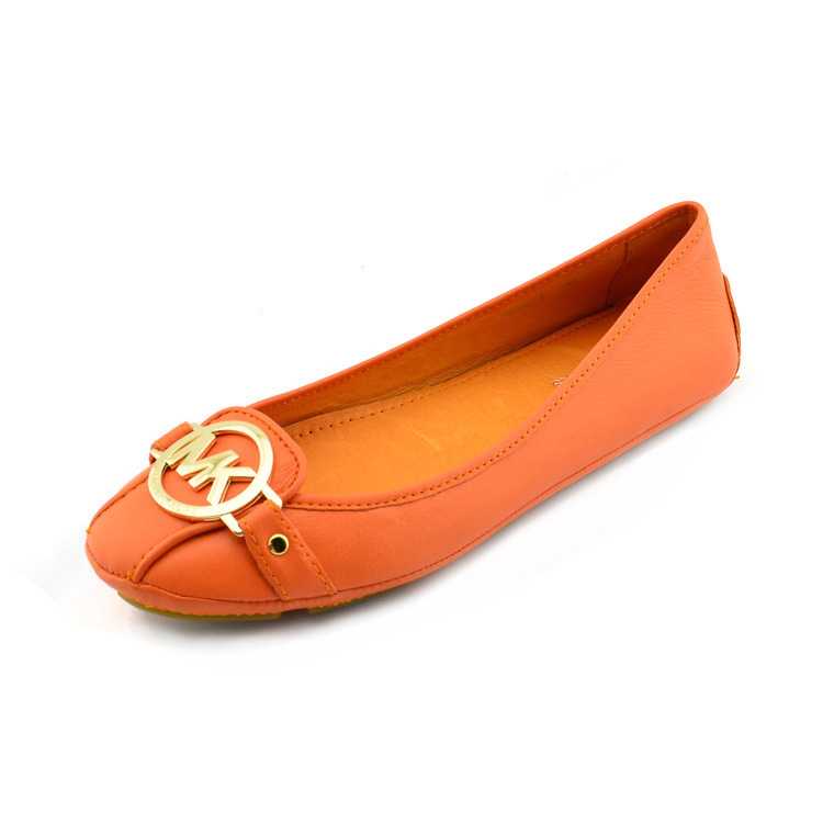 Michael Kors Fulton Moccasin Large Orange Shoes