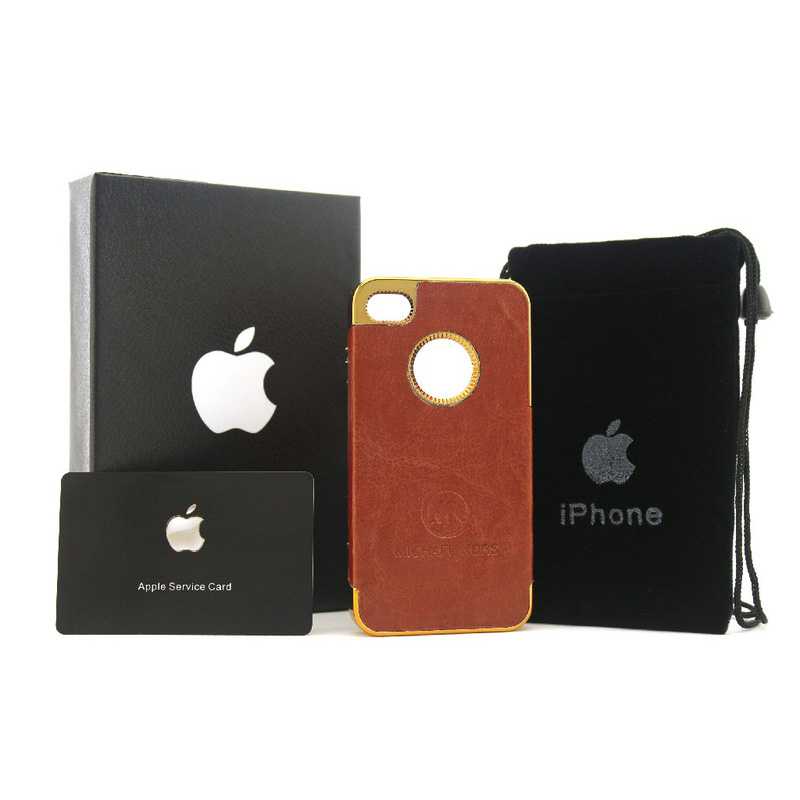 Michael Kors Logo Brown iPhone 4 Cases