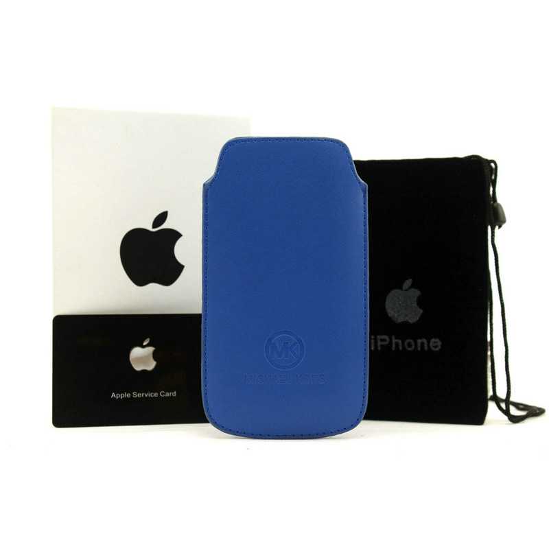 Michael Kors Saffiano Blue iPhone 5 Cases